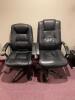 DESCRIPTION: (2) OFFICE CHAIRS-BLACK LOCATION: UPSTAIRS OFFICE QTY: 2 - 2