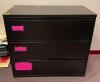 DESCRIPTION: 3-DRAWER FILING CABINET SIZE: 42"X20"X38" QTY: 1