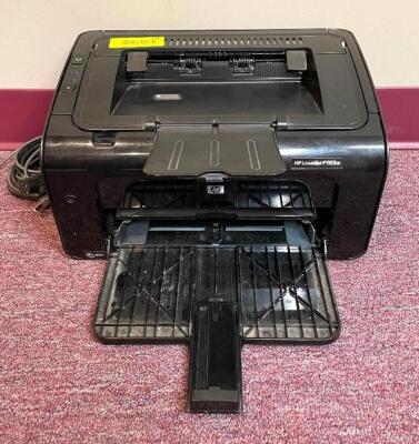 DESCRIPTION: HP LASERJET P1102W PRINTER LOCATION: UPSTAIRS OFFICE QTY: 1