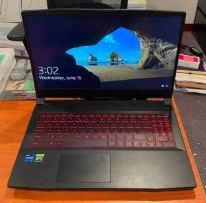 DESCRIPTION: KATANA GF66 GAMING LAPTOP BRAND/MODEL: MSI INFORMATION: HAS CHARGER QTY: 1