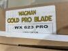 DESCRIPTION: (3) BOXES OF WAGMAN GOLD PRO BLADES. (4) PER BOX. BRAND/MODEL: WAGMAN WX 623 PRO LOCATION: SHOP QTY: 3 - 2