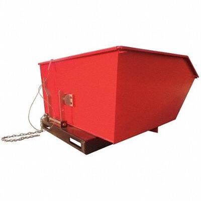 DESCRIPTION: (1) SELF DUMPING HOPPER BRAND/MODEL: DAYTON #5PKE8 INFORMATION: RED RETAIL$: $1099.10 EA SIZE: 7 CU FT CAPACITY, 46"L 25"W QTY: 1