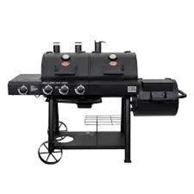 DESCRIPTION: (1) TEXAS TRIO CHARCOAL GRILL BRAND/MODEL: CHAR GRILL INFORMATION: #3070 RETAIL$: $448.99 EA QTY: 1