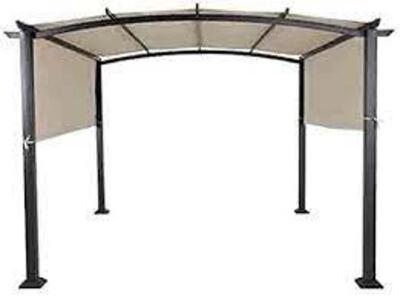 DESCRIPTION: (1) ARCHED PERGOLA BRAND/MODEL: LAUREL CANYON INFORMATION: STEEL RETAIL$: $319.00 EA SIZE: 10' X 10' QTY: 1