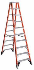 DESCRIPTION: (1) FIBERGLASS LADDER BRAND/MODEL: WERNER #T7410 INFORMATION: ORANGE RETAIL$: $539.96 EA SIZE: 10' QTY: 1