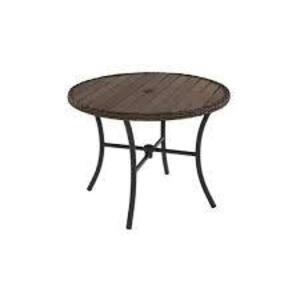 DESCRIPTION: (1) ROUND DINING TABLE BRAND/MODEL: LAGUNA POINT #1004502215 INFORMATION: BROWN RETAIL$: $319.00 EA SIZE: 38" QTY: 1