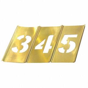 DESCRIPTION: (3) STENCIL KIT BRAND/MODEL: C.H. HANSON #3LGT6 INFORMATION: BRASS RETAIL$: $26.09 EA SIZE: 2" QTY: 3