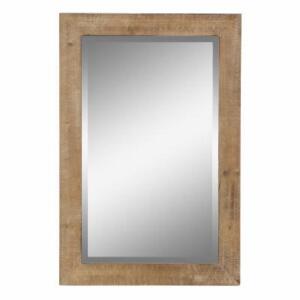 DESCRIPTION: (1) WOOD FRAME WALL MIRROR BRAND/MODEL: ASPIRE HOME ACCENTS INFORMATION: WOOD #6053 RETAIL$: $91.57 EA SIZE: 36"H 24"W .78"D QTY: 1