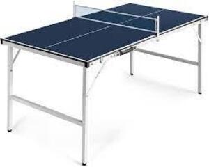 DESCRIPTION: (1) PROFESSIONAL TABLE TENNIS TABLE, PING PONG BRAND/MODEL: TIKTON RETAIL$: $199.99 EA SIZE: 32" X 30" X 4.5" QTY: 1