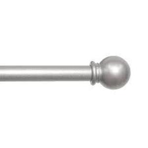 DESCRIPTION: (8) DECORATIVE CURTAIN ROD BRAND/MODEL: MAINSTAYS INFORMATION: BRUSHED NICKEL RETAIL$: $8.88 EA SIZE: 28-48", 5/8" QTY: 8