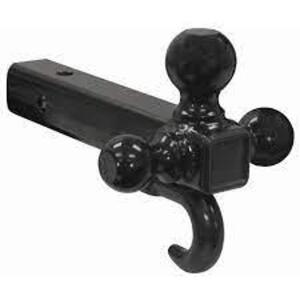 DESCRIPTION: (1) TRI BALL TRAILER HITCH WITH CHROME TOW BALLS BRAND/MODEL: BUYERS #1802207 RETAIL$: $100.00 EA QTY: 1