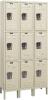 DESCRIPTION (1) HALLOWELL PREMINUM WARDROBE LOCKERS BRAND/MODEL U3258-3A-PT ADDITIONAL INFORMATION 9-DOORS/TAN/RETAILS AT $1,440.20 SIZE 36"W X 15"D X