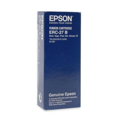 DESCRIPTION: (3) BOXES OF (10) RIBBON CARTRIDGE BRAND/MODEL: EPSON #ERC-27B INFORMATION: BLACK RETAIL$: $78.80 PER BOX SIZE: 10 PACK QTY: 3