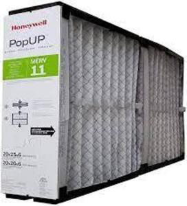 DESCRIPTION: (1) POP UP AIR FILTER BRAND/MODEL: HONEYWELL RETAIL$: $42.44 EA SIZE: 20X25 QTY: 1