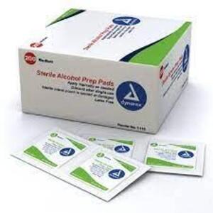 DESCRIPTION: (2) CASES OF (20) BOXES OF (100) STERILE ALCOHOL PADS BRAND/MODEL: DYNAREX RETAIL$: $56.78 EA QTY: 2