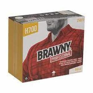 DESCRIPTION: (1) CASE OF (300) DRY WIPES BRAND/MODEL: GEORGIA-PACIFIC BRAWNY # 2ZB60 RETAIL$: $131.88 EA QTY: 1