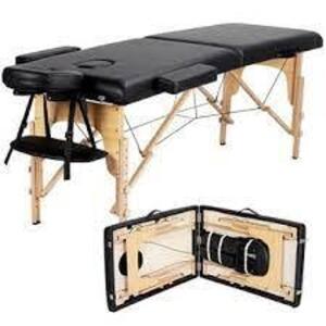 DESCRIPTION: (1) MASSAGE TABLE PORTABLE BRAND/MODEL: YAHEETECH #610888 INFORMATION: BLACK RETAIL$: $175.00 EA SIZE: 28" WIDE QTY: 1