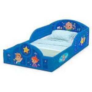 DESCRIPTION: (1) PLAY TODDLER BED BRAND/MODEL: COCOMELON SLEEP AND PLAY INFORMATION: BLUE RETAIL$: $70.00 EA QTY: 1