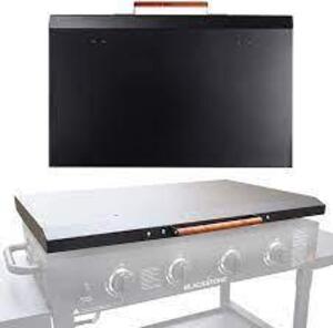 DESCRIPTION: (1) GRIDDLE COVER BRAND/MODEL: BLACKSTONE INFORMATION: BLACK RETAIL$: $119.99 EA SIZE: 36" QTY: 1