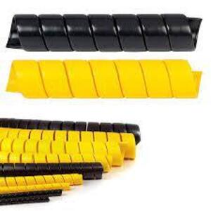 DESCRIPTION: (1) CASE OF (4) ROLLS OF HEAVY DUTY HDPE SPIRAL WRAP BRAND/MODEL: ELECTRIDUCT #WL-SW-HD-150 INFORMATION: BLACK RETAIL$: $200.00 EA SIZE: