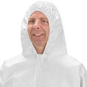 DESCRIPTION: (1) CASE OF (25) DELUXE COVERALLS WITH HOOD BRAND/MODEL: ULINE #S-17926-X INFORMATION: WHITE RETAIL$: $120.00 EA SIZE: SIZE SMALL QTY: 1