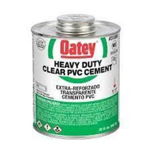 DESCRIPTION: (2) HEAVY DUTY GRAY PVC CEMENT BRAND/MODEL: OATEY RETAIL$: $20.14 EA SIZE: 16 FL OZ QTY: 2