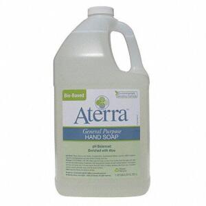 DESCRIPTION: (2) LIQUID HAND SOAP BRAND/MODEL: ATERRA #9JDR1 RETAIL$: $28.31 EA SIZE: 1 GALLON QTY: 2