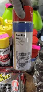 DESCRIPTION: (6) SPRAY PAINT BRAND/MODEL: CLASS C SOLUTIONS GROUP #BD1381 INFORMATION: FORD RED RETAIL$: 8.76 SIZE: 12 OZ QTY: 6