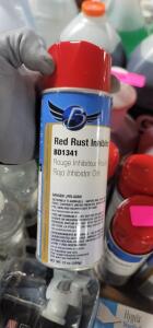 DESCRIPTION: (6) RUST INHIBITOR SPRAY PAINT BRAND/MODEL: CLASS C SOLUTIONS #BD1341 INFORMATION: RED RETAIL$: $12.34 EA SIZE: 12 OZ QTY: 6