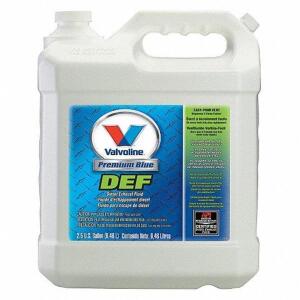 DESCRIPTION: (2) DIESEL EXHAUST FLUID BRAND/MODEL: VALVOLINE/6MGJ8 INFORMATION: 2.5 GALLONS PER JUG, RETAIL$: $30.17/EA QTY: 2