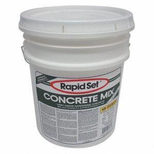 DESCRIPTION: (2) CONCRETE MIX BRAND/MODEL: RAPID SET #15F527 INFORMATION: GRAY COVERAGE 3 SQ FT @2IN RETAIL$: $60.00 EA SIZE: 60 LB QTY: 2