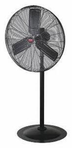 DESCRIPTION: (1) INDUSTRIAL PEDESTAL FAN BRAND/MODEL: DAYTON #6ALE9 RETAIL$: $611.42 EA SIZE: 30" BLADE, 5' QTY: 1