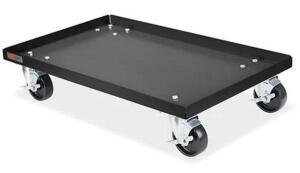 DESCRIPTION (1) MISC CABINET DOLLY BRAND/MODEL H-8335BL ADDITIONAL INFORMATION BLACK/CAPACITY: 1,000 LBS/RETAILS AT $70.00 SIZE 24-1/2"W X 46-1/2"L X