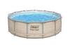 DESCRIPTION: (1) POWER STEEL FRAME ABOVE GROUND POOL BRAND/MODEL: COLEMAN INFORMATION: OVAL RETAIL$: $600.00 EA SIZE: 13'X42" QTY: 1