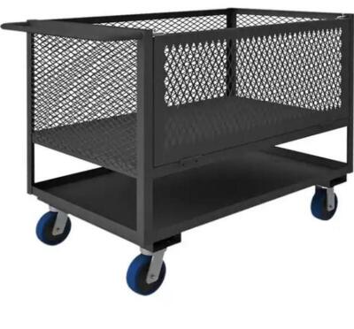 DESCRIPTION (1) DURHAM MESH BOX TRUCK BRAND/MODEL 4STEDGEX30486PU ADDITIONAL INFORMATION GRAY/WELDED STEEL/RETAILS AT $1,383.80 SIZE 54-1/2"L X 30"W X