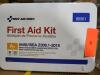 DESCRIPTION: (2) FIRST AID KID BRAND/MODEL: FIRST AID ONLY #90615 RETAIL$: $72.50 EA SIZE: 25 PERSON QTY: 2 - 4