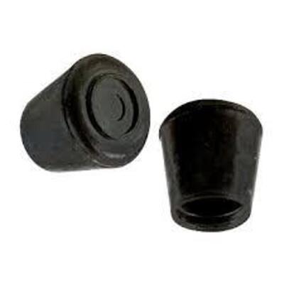 DESCRIPTION: (1) BAG OF APPROX (15) PACKS OF RUBBER LEG TIPS BRAND/MODEL: SHEPHERD #38H0YI INFORMATION: BLACK RETAIL$: $8.00 PER 4 PACK SIZE: 4 PACK Q