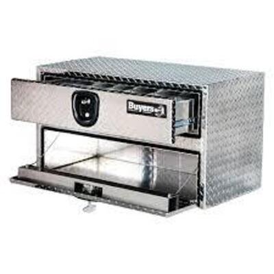 DESCRIPTION: (1) TOOL BOX BRAND/MODEL: BUYERS #1712205 INFORMATION: SILVER RETAIL$: $709.99 EA SIZE: 20" X 18" X 36" QTY: 1