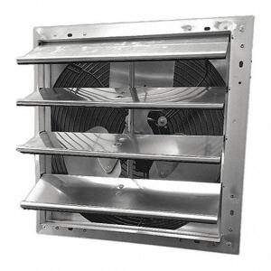 DESCRIPTION: (1) SHUTTER MOUNT EXHAUST FAN BRAND/MODEL: DAYTON #484X39 RETAIL$: $222.49 EA SIZE: 16" BLADE QTY: 1