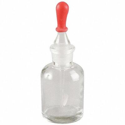 DESCRIPTION: (4) PACKS OF (12) NARROW MOUTH ROUND BOTTLE DROPPER BRAND/MODEL: LAB SAFETY SUPPLY #5YHK8 INFORMATION: CLEAR RETAIL$: $44.60 EA SIZE: 30M