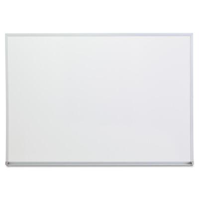 DESCRIPTION (2) UNIVERSAL MELAMINE DRY ERASE BOARD BRAND/MODEL UNV43624 ADDITIONAL INFORMATION SATIN-FINISHED ALUMINUM FRAME/RETAILS AT $38.49 EACH SI