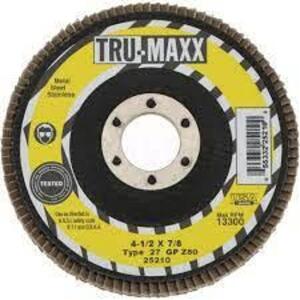 DESCRIPTION: (1) PACK OF (25) FIBRE DISC BRAND/MODEL: TRU-MAXX #4010765 RETAIL$: $9.14 EA SIZE: 4-1/2" X 7/8" QTY: 1