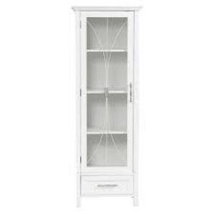 DESCRIPTION: (1) LINEN CABINET BRAND/MODEL: ELEGANT HOME FASHIONS #7961 INFORMATION: WHITE RETAIL$: $150.00 EA SIZE: 7-in W x 48.5-in H x 13.5-in QTY: