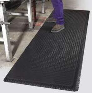 DESCRIPTION: (1) ANTI FATIGUE ANTI SLIP MAT INFORMATION: BLACK RETAIL$: $23.74 SQ FT QTY: 1