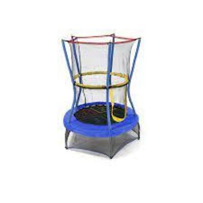 DESCRIPTION: (1) MINI TRAMPOLINE BRAND/MODEL: SKYWALKER #SWTC040.2 INFORMATION: BLUE RETAIL$: $100.00 EA SIZE: 40" QTY: 1