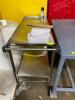 DESCRIPTION (1) LAKESIDE STAINLESS STEEL SERVICE CART BRAND/MODEL 758 ADDITIONAL INFORMATION 2-SHELF/MINOR COSMETIC DAMAGES, MUST COME INTO INSPECT/RE - 2