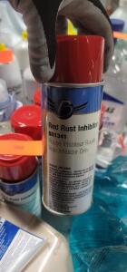 DESCRIPTION: (6) RUST INHIBITOR SPRAY PAINT BRAND/MODEL: CLASS C SOLUTIONS #BD1341 INFORMATION: RED RETAIL$: $12.34 EA SIZE: 12 OZ QTY: 6