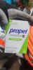 DESCRIPTION: (6) BOXES OF (10) PACKS OF SPORTS DRINK MIX BRAND/MODEL: PROPEL #403U28 INFORMATION: KIWI STRAWBERRY RETAIL$: $9.00 EA SIZE: .6 OZ QTY: 6 - 3