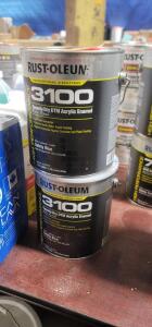 DESCRIPTION: (2) INDUSTRIAL DTM EPOXY MASTIC BRAND/MODEL: RUST-OLEUM #9125402 INFORMATION: SAFETY BLUE RETAIL$: $131.41 EA SIZE: 1 GALLON IMAGES ARE F