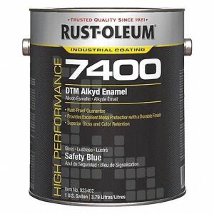 DESCRIPTION: (2) INTERIOR EXTERIOR PAINT BRAND/MODEL: RUST-OLEUM #5A268 INFORMATION: SAFETY BLUE RETAIL$: $100.00 EA SIZE: 1 GALLON QTY: 2